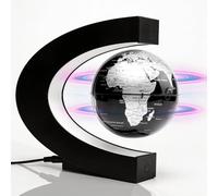 KAIMC Globo terráqueo flotante de levitación magnética con luz LED y control táctil, mapa del mundo giratorio antigravedad, decoración de escritorio para oficina, regalo original