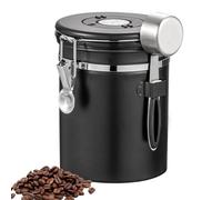 kaiop Bote Para Café | Recipiente De Almacenamiento Para Café Molido Y En Grano | Bote De Acero Inoxidable Organizador De Alimentos Para Cocina Y Restaurante