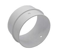 Kair Conector de conducto redondo de 100 mm para tubería o manguera flexible