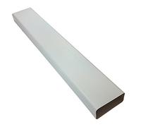 Kair DUCVKC604 - Conducto rectangular plano (plástico, longitud 1 m, 150 mm x 70 mm)