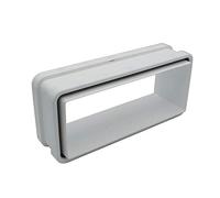 Kair Fast Seal - Conector de ajuste rápido para tubos planos rectangulares (220 x 90 mm)