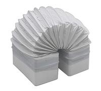 Kair Manguera rectangular flexible de PVC de 110 mm x 54 mm - 500 mm de longitud