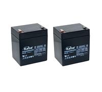 Kaise Batería de Plomo AGM VRLA 12V- 5Ah / Modelo KB1250 F1 / 2 Unidades