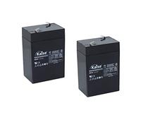 Kaise Batería de Plomo AGM VRLA 6V- 4,5Ah / Modelo KB645 F1 / 2 Unidades