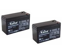 Kaise Technologies Batería de Plomo AGM VRLA 12 V- 7Ah/Modelo KB1270 Security/2 Unidades