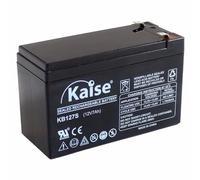Kaise Technologies Batería de Plomo AGM VRLA 12 V- 7Ah/Modelo KB1270 Security