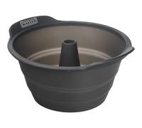 KAISER 2300681276 Molde Redondo para Horno Gugelhupf, excelente Propiedad Antiadherente, Bronceado Uniforme, Silicona, Negro