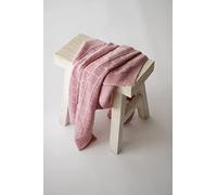 KAISER 65217315 WOOL - Manta para bebé de punto 100% lana merina, manta transpirable para bebé, recién nacido para el verano, recién nacido, manta para cochecito, manta para bebé, color powder