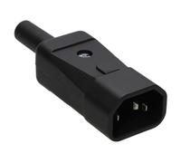 Kaiser 749/SW C14 - Enchufe reconectable IEC macho de 10 A, color negro