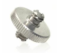 Kaiser Adaptador de rosca 1/4 pulgada / 1/4 pulgada con contratuerca