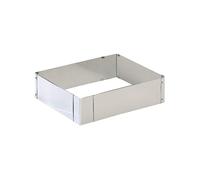 KAISER Aro para hornear Gourmet (acero inoxidable) plata