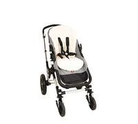KAISER Funda de piel de cordero universal para Bugaboo y Joolz, color blanco natural