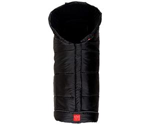 Kaiser Iglu - Saco cubrepiernas de forro polar para silla de paseo, color negro
