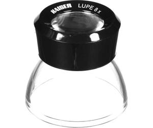 Kaiser KA2334 - Lupa de Mesa (24 mm, A 45 mm, D 24 mm), Negro/Transparente