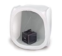 Kaiser KA5894 - Kit Tienda de luz Cube Studio (90 cm x 90 cm x 90 cm, Dos Luces), Blanco y Negro