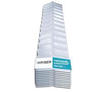 KAISER plastic® 10 capotas transparentes | cubierta de techo ondulado de plástico | paneles de techo resistente a la intemperie | techo trapezoidal 76/18 - 30 x 98,5 cm | 10 unidades