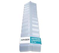 KAISER plastic® 5 capotas transparentes | cubierta de techo ondulado de plástico | paneles de techo resistentes a la intemperie | toldo | Sinus 76/18 - 30 x 98,5 cm | 5 unidades