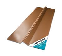 KAISER plastic® Cubierta para tejado de cobre, cubierta de tejado ondulado, de plástico, placas de techo resistentes a la intemperie, para tejado, trapecio y seno 76/18 - 37 x 98,5 cm, 1 unidad.