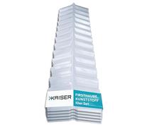 KAISER plastic® Cubierta para tejado de plástico corrugado, resistente a la intemperie, 76/18 - 30 x 98,5 cm, 5 unidades