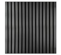 Kaiser plastic® Paneles acústicos | color: roble negro | paneles de pared en diferentes formatos | listones de madera funier y fieltro (60 x 60 cm - 1 unidad)