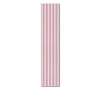 KAISER plastic® Paneles acústicos, color: rosa/blanco, paneles de pared en diferentes formatos, listones en color pastel, revestimiento moderno para paredes (150 x 40 cm)