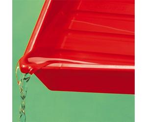 Kaiser Plato de laboratorio 30x40 cm rojo