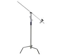 Kaiser Soporte de pluma C-Stand 330, altura de ajuste: aprox. 145 - 328 cm, brazo extensible aprox. 102 cm, base de trípode desmontable y plegable