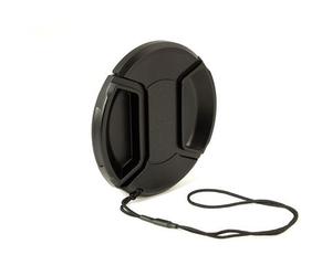 Kaiser Tapa del objetivo Snap-On, con bloqueo de la tapa del objetivo 58 mm