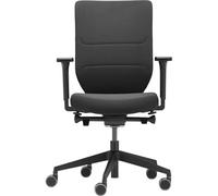 Silla giratoria de oficina TO-SYNC COMFORT PRO TrendOffice Dauphin, respaldo tapizado, con ruedas