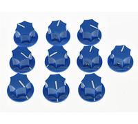 kaish 10 x azul EE. UU. Spec de inserción de latón 1/4 "gran Jazz J Bass pomo Jaguar Mustang estilo pomos