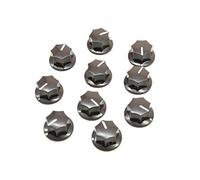 kaish 10pcs marrón Mini MXR estilo falda Amp pomo latón Pedal de efecto pomos
