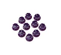 kaish 10pcs morado Mini MXR estilo falda Amp pomo latón Pedal de efecto pomos