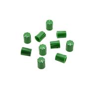 kaish 10pcs Verde guitarra borde festoneado amplificador pomo cilindro pedal de efecto pomos