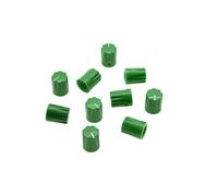 kaish 10pcs Verde perillas borde festoneado Amplificador - Cilindro Pedal de efecto para guitarra