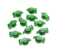 kaish 12 piezas con parte superior plana cabeza de amplificador de guitarra pedal de efecto pollo pomos verde