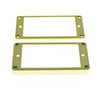 KAISH 2 anillos de pastilla Humbucker dorados con base plana para guitarra Epiphone LP
