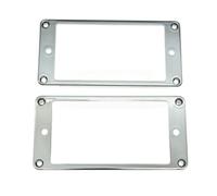 KAISH 2 anillos humbucker cromados con base plana para guitarra Epiphone LP