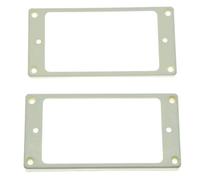kaish 2pcs Blanco Humbucker Pickup anillo curvado inferior Fame para Epiphone Les Paul