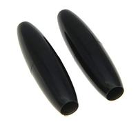 kaish 2pcs Negro 5 mm ST Strat guitarra Trémolo Trem punta de brazo Whammy Bar Cap Para Stratocaster