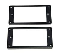 kaish 2pcs Negro Humbucker Pickup anillo soporte de base inferior marco para Epiphone LP Guitarra