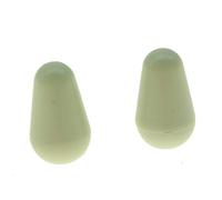 kaish 2pcs Verde Menta roble Grigsby/CRL estilo Strat de 5 Vías interruptor punta Tapa Pomo para EE. UU. FENDER STRAT