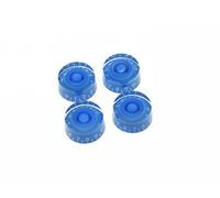 kaish 4pcs Azul con Blanco Número guitarra velocidad perilla de Control pomos Dial para LP Guitarra