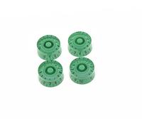 kaish 4pcs Verde con Negro Número guitarra velocidad perilla de Control pomos Dial para LP Guitarra
