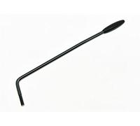 kaish 5 mm ST Strat guitarra tremolo arm brazo de trémolo Whammy Bar Negro Níquel con punta de color negro