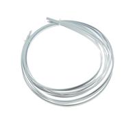 KAISH - 5 tiras de ribete para guitarra ac stica cl sica, color blanco, ABS, 1650 x 5 x 1,5 mm