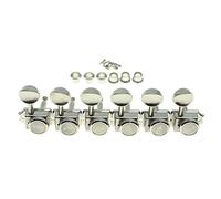KAISH 6 afinadores de bloqueo para guitarra en línea estilo vintage para guitarra Strat Tele níquel