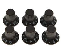 kaish 6 x para amplificador de guitarra Amplificador de pomos de falda marrón de estilo Fender Amp