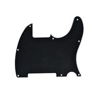 KAISH 8 agujeros Tele blanco Guitarra Golpeador Tele Pick Guard Scratch Plate para Telecaster Esquire Negro 3 capas