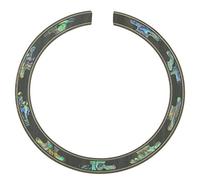 kaish alta calidad de 110 * 12 * 0,8 mm guitarras acústicas roseta palisandro Abalone Shell Diseño