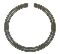 kaish alta calidad de 110 * 12 * 0,8 mm guitarras acústicas roseta palisandro con incrustaciones de abulón 110 * 12 * 0,8 mm